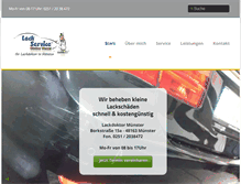 Tablet Screenshot of lackdoktor-muenster.de